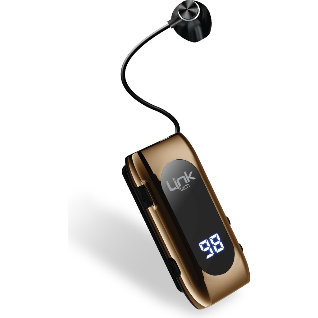 Linktech V80 Pro Bluetooth Kulaklık Ekranlı Makaralı Titreşimli - Gold Bluetooth Kulaklık Fiyatı
