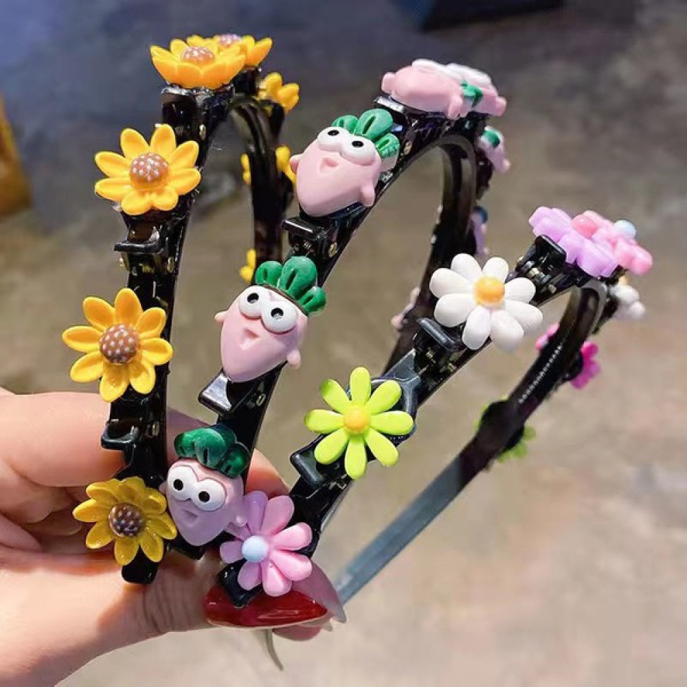 Linming Çocuk Ayçiçeği Saç Bandı 3'lü Set (Yurt Dışından) Bebek Saç Bandı Fiyatı