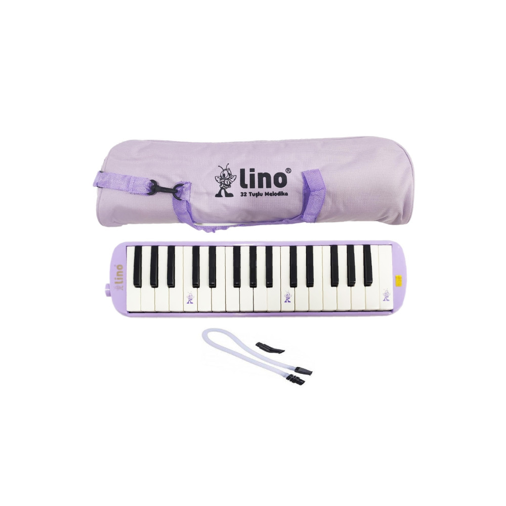 Lino 32 Tuşlu Melodika Bez Çanta Pastel Mor Oyuncak Müzik Aletleri Fiyatı