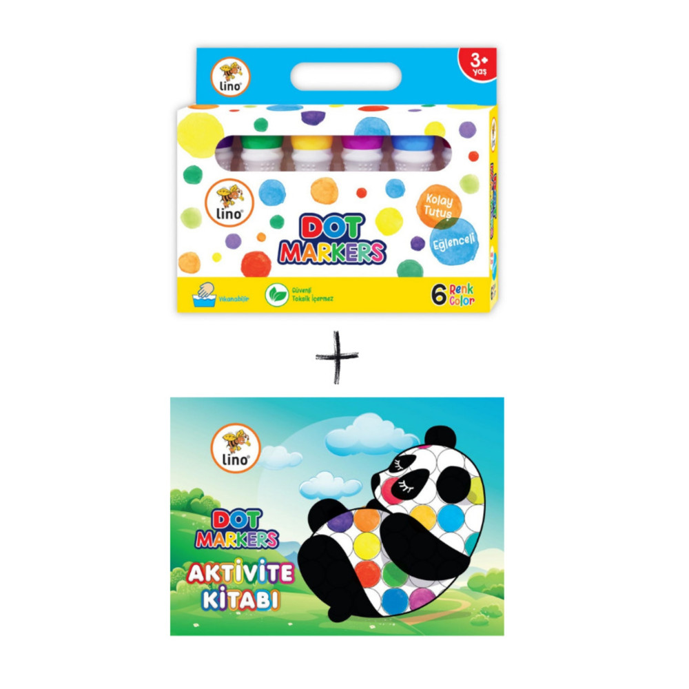 Lino Dot Markers 6lı Aktivite Kitabı Seti Keçe Uçlu Kalem Fiyatı