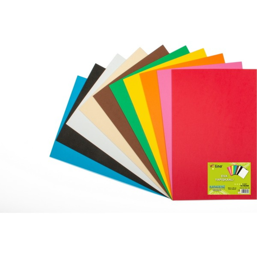 Lino Eva 20X30 10 Renk 2Mm. Yapışkanlı Elişi Kağıdı Fiyatı