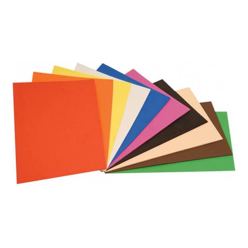 Lino Eva Yapışkanlı 35X50 Cm. Karışık Renk 10'lu (RBE-303) Elişi Kağıdı Fiyatı