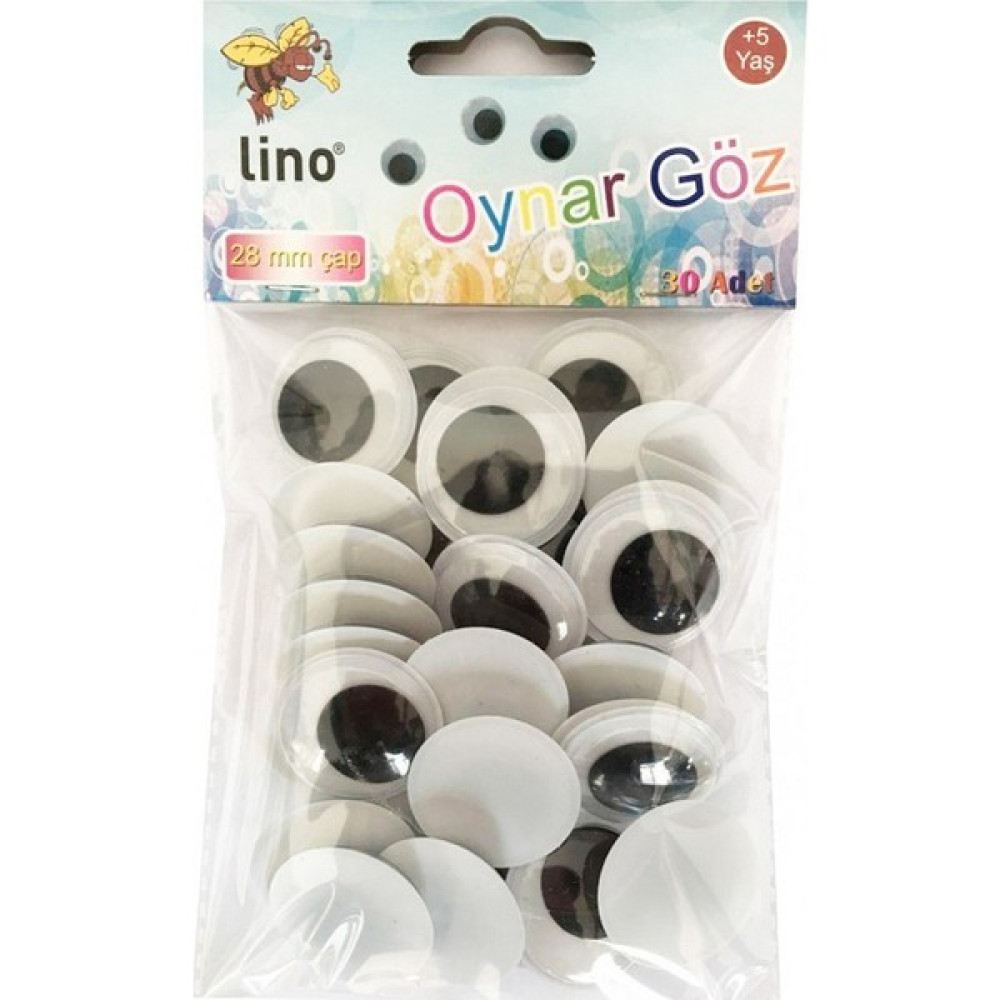 Lino Oynar Göz 28 mm Çapında 30 Adet Krapon Kağıdı Fiyatı