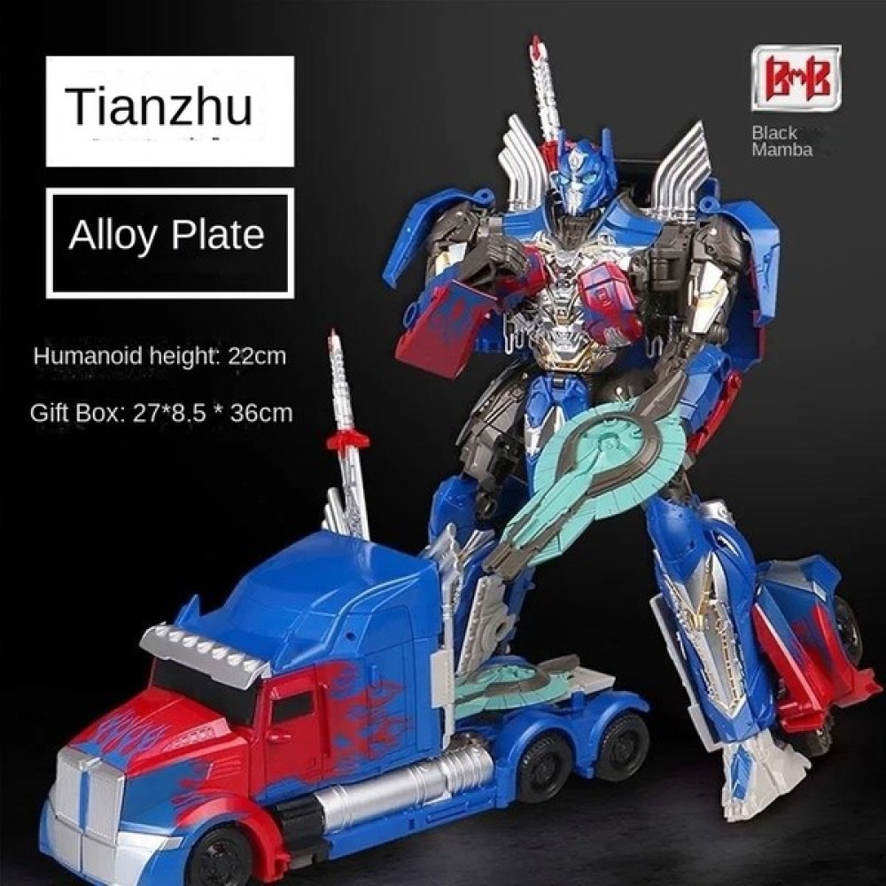 Linpu-Hb Çocuk Deformasyon Oyuncağı Optimus Prime Modeli (Yurt Dışından) - Açık Mavi Oyuncak Araç Fiyatı