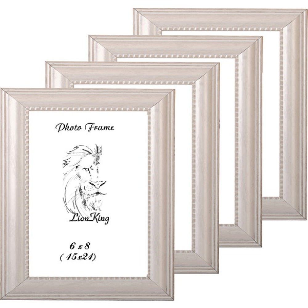 Lionking Eskitme Beyaz 4 Adet 15X21-(A5)-(6X8) Ebat Ayarlanabilir Ayaklı Duvara Asılabilir Resim Çerçevesi Cam'lı - 15 x 21 cm Resim & Fotoğraf Çerçevesi Fiyatı