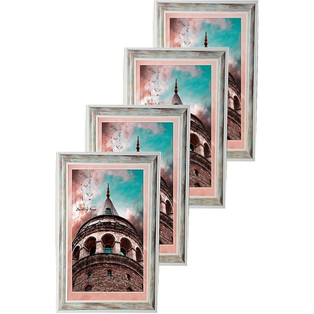 Lionking Home 4 Adet Sertifika ve Belge Çerçevesi Eskitme Karısık Çerçeve,sertifika,diploma,a4,belge - Ahşap - 21x30 Resim & Fotoğraf Çerçevesi Fiyatı