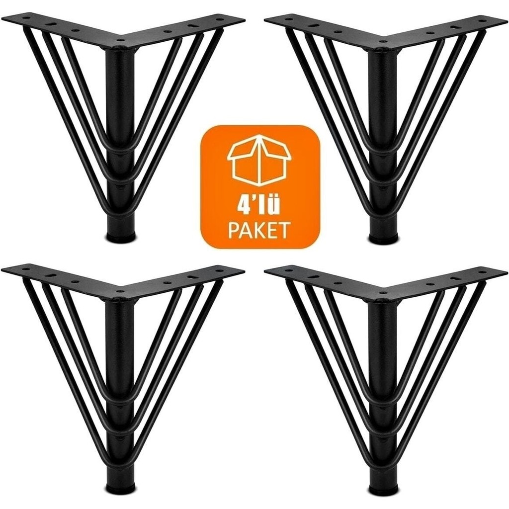 Lioon Art Vanessa 15 cm Siyah Metal Masa Ayağı (4 Adet) Dayanıklı Metal Yapı ile Modern Tasarım SSD / Solid State Drive Fiyatı