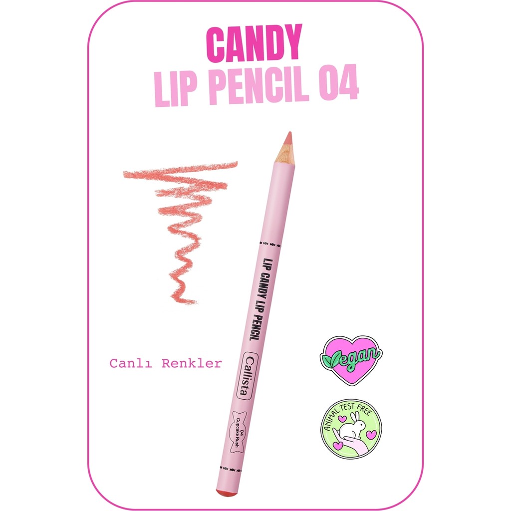 Lip Candy Lip Pencil Dudak Kalemi 04 Cupcake Rush - Nude Kalem & Yazı Gereçleri Fiyatı