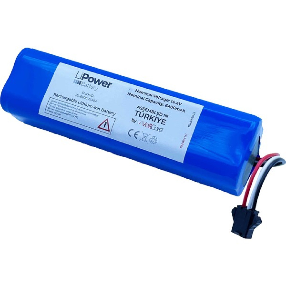 LiPower Viomi S9 Robot Süpürge Bataryası 6400MAH Pil Elektrikli Süpürge Aksesuarları Fiyatı