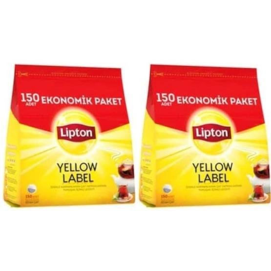 Lipton 150 Li x 2 Paket Yellow Label Demlik Poşet Siyah Çay Çay Fiyatı
