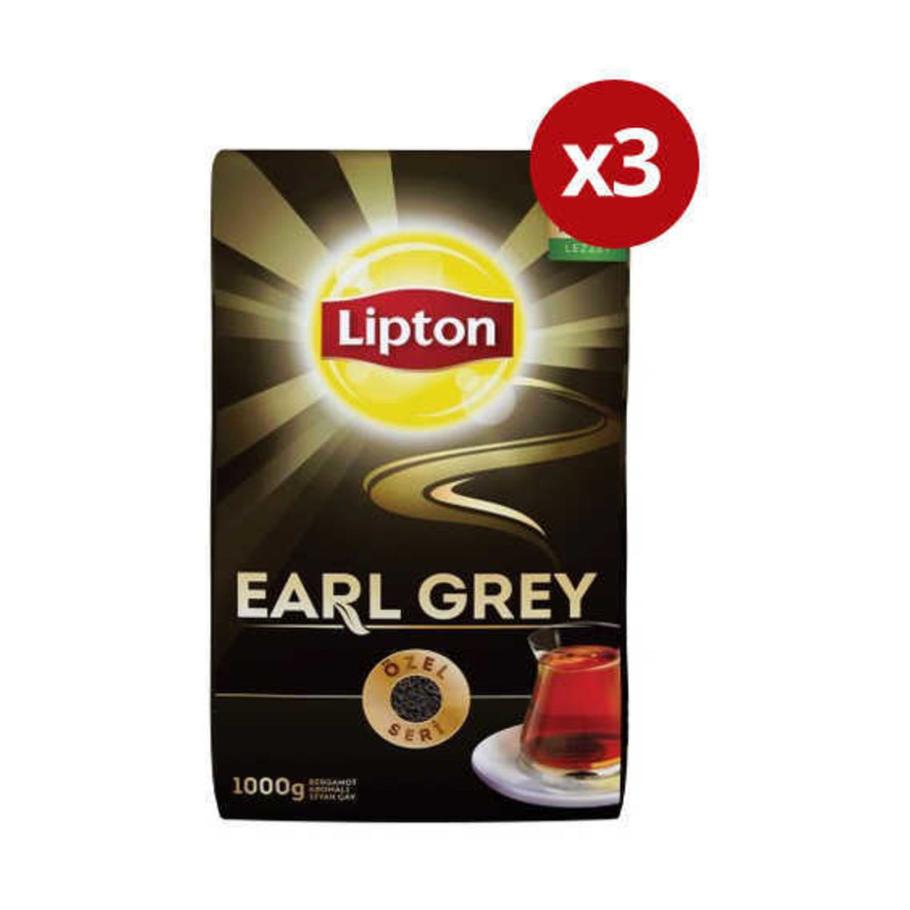 Lipton 3 Adet Lipton Earl Grey Dökme Çay 1000gr Çay Fiyatı