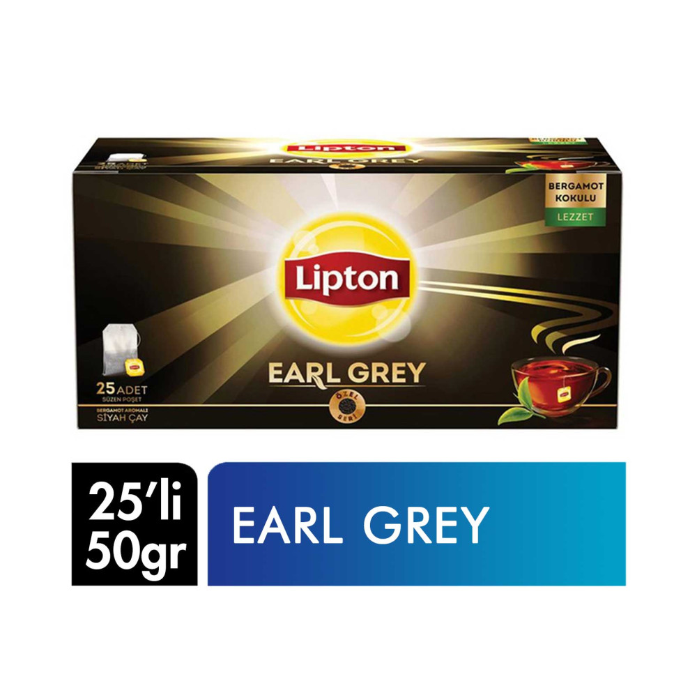 Lipton Bardak Poşet Çay 25'li Paket Earl Grey Çay Fiyatı