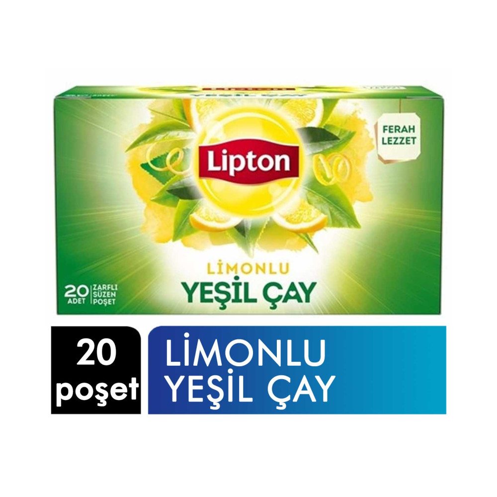 Lipton Berrak Yeşil Çay 20'li Limonlu Çay Fiyatı