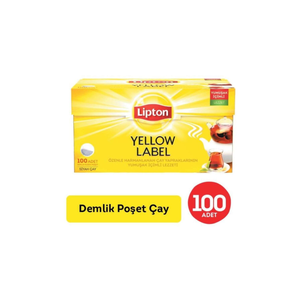 Lipton Yellow Label 100lu Demlik Poset Cay Çay Fiyatı