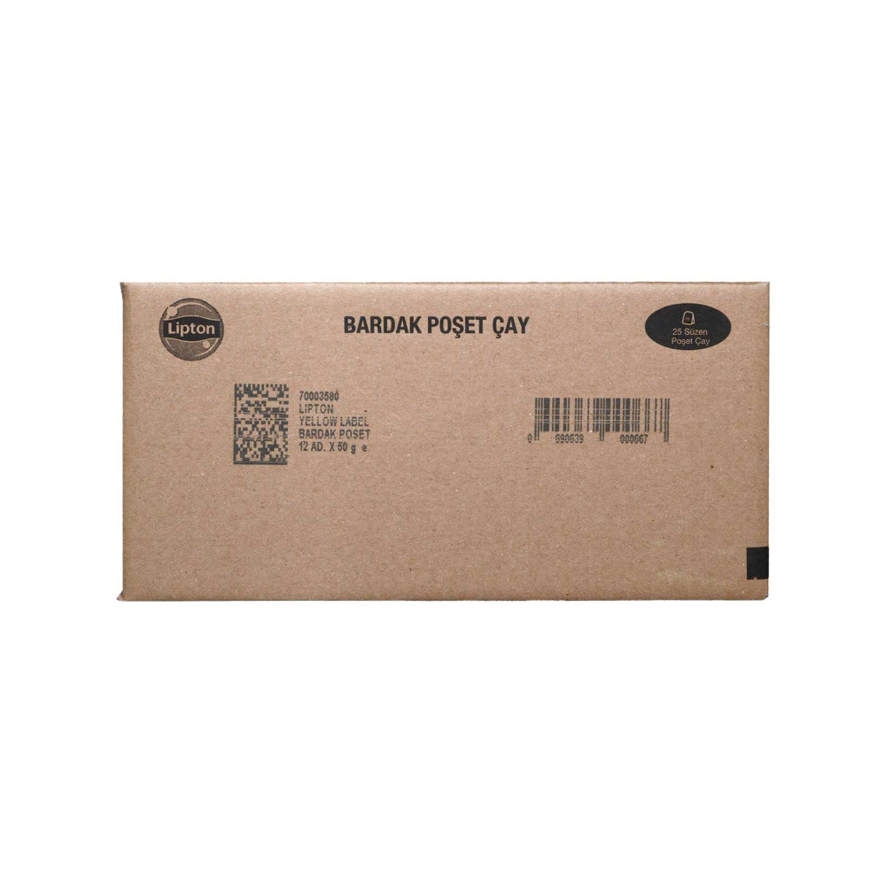 Lipton Yellow Label Bardak Çay 25'li