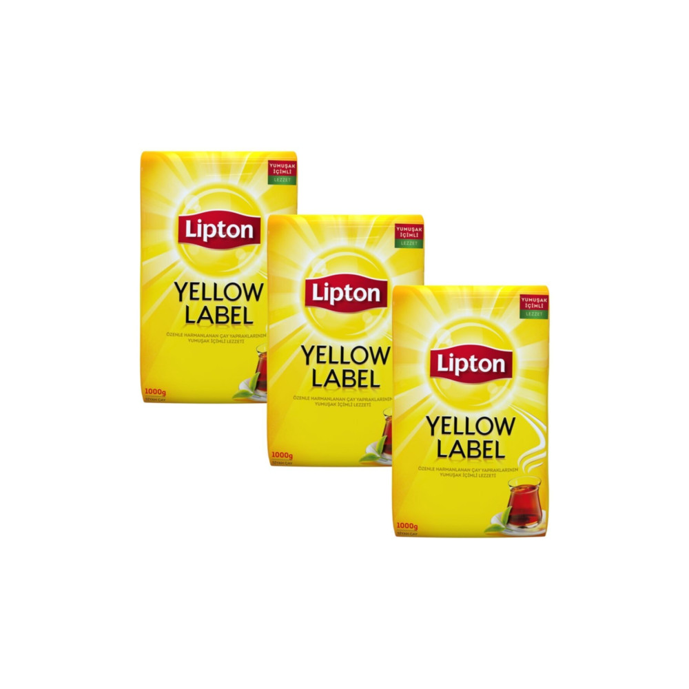 Lipton Yellow Label Loose Dökme Siyah Çay 1000 gr 3 Adet Çay Fiyatı