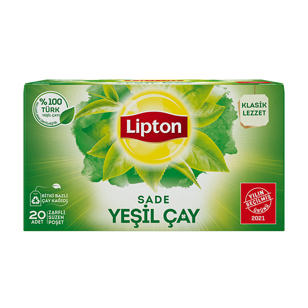 Lipton Yeşil Çay Bardak Poşet 20'li Çay Fiyatı