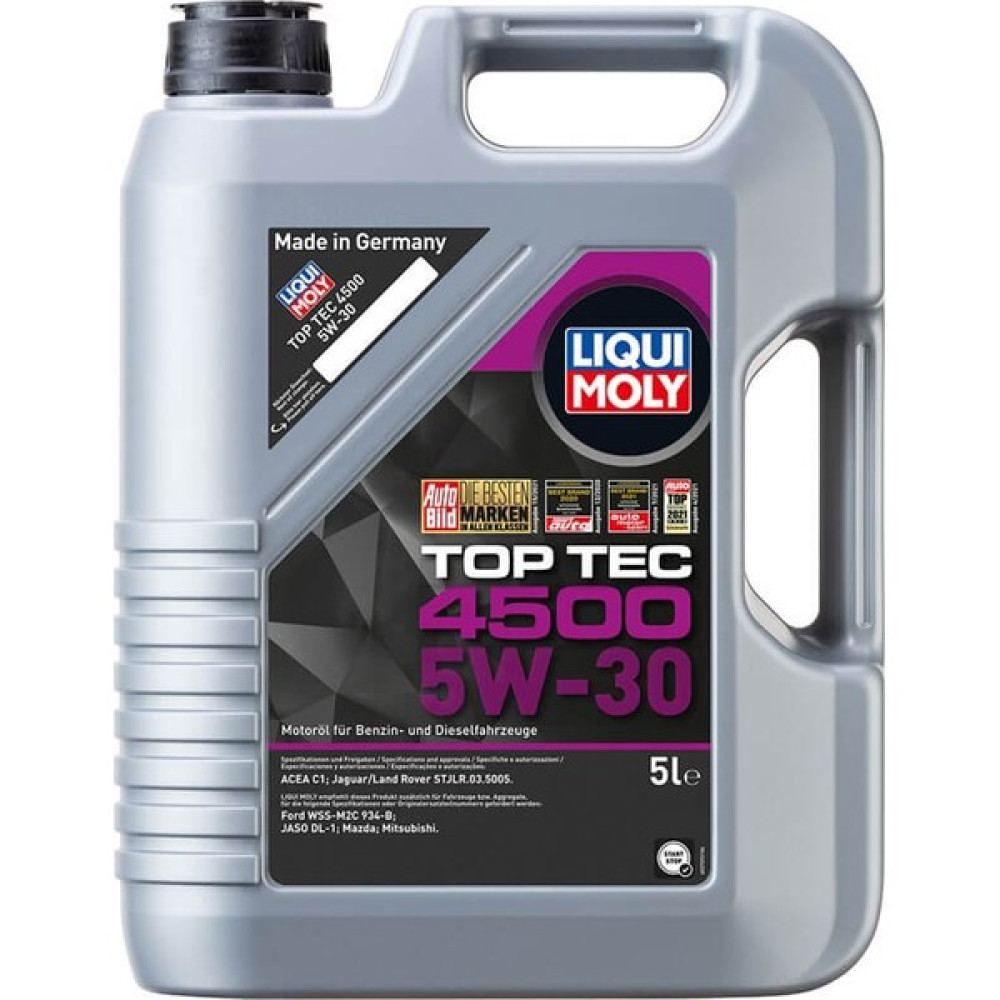 Lıquı Moly 5W30 Motor Yağı Tam Sentetik Top Tec 4500 5 Litre (2318) ( 2024 Yılı Üretim) Oto Boyaları Fiyatı