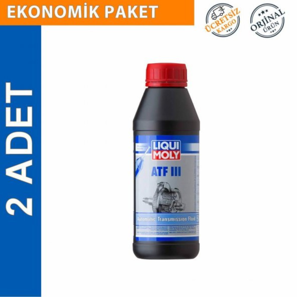 Liqui Moly Atf Iıı Dexron 3 1 Lt Otomatik Sanziman Yagi (2 Adet) (1043) Bahçe Makinesi Fiyatı