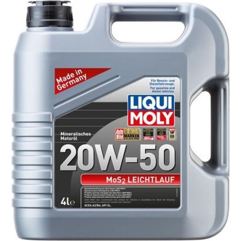 Liqui Moly Mos2 Leichtlauf 20W-50 Motor Yağı 4 Litre (Üretim Yılı: 2022) Oto Boyaları Fiyatı