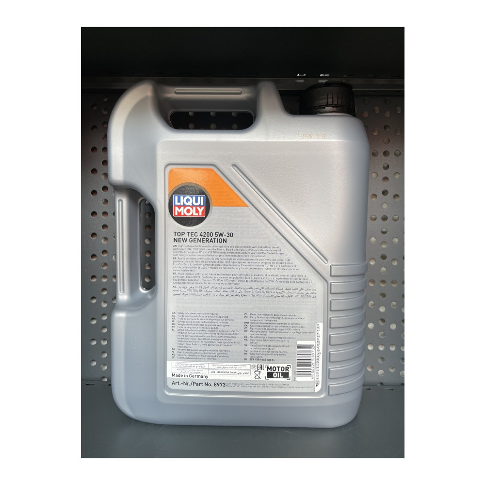 Liqui Moly Top Tec 4200 New Genıı 5w-30 5 Lt. (01/2023 ÜRETİM) Lm 8973 Motorsiklet Motor Yağı & Katkıları Fiyatı