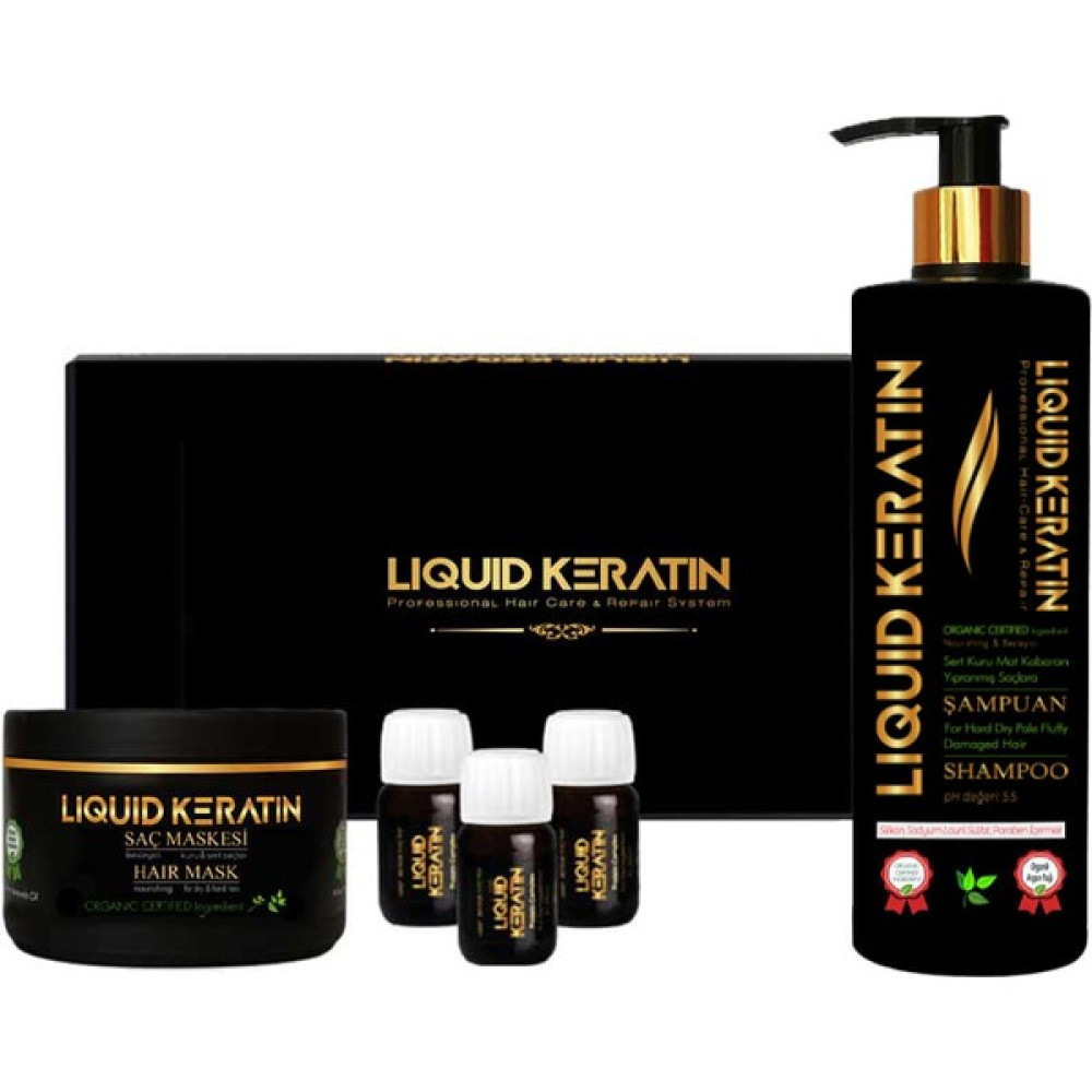 Liquid Keratin Evde Keratin Bakım Süper Set Saç Bakım Maskeleri & Serumlar & Spreyler Fiyatı