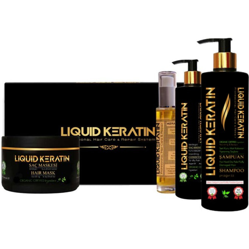 Liquid Keratin Kabaran ve Zor Taranan Saç Keratin Bakım Seti Saç Bakım Maskeleri & Serumlar & Spreyler Fiyatı