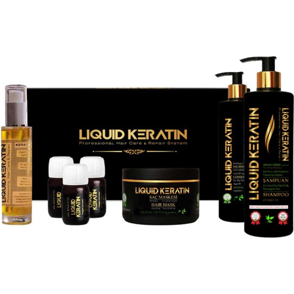Liquid Keratin Keratin Saç Bakımı Garantili 1 Set Saç Bakım Maskeleri & Serumlar & Spreyler Fiyatı