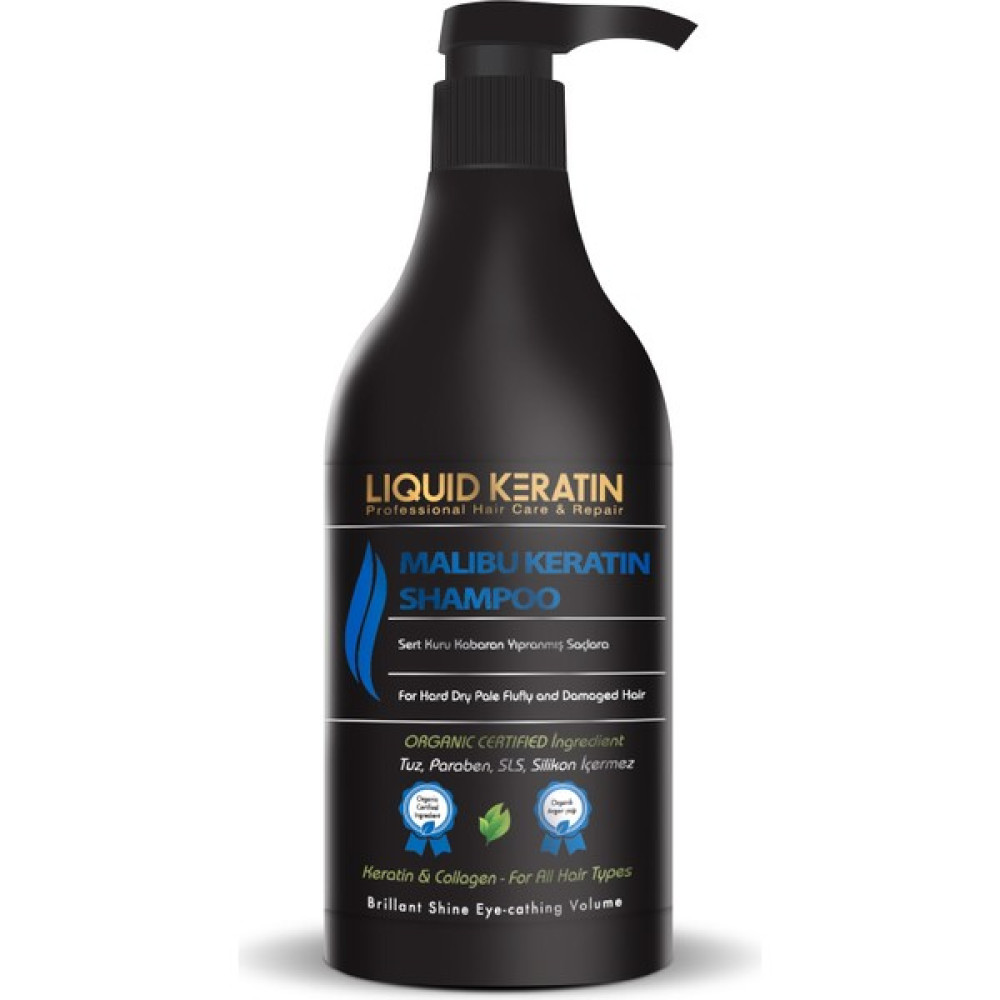 Liquid Keratin Kuru Mat Sert Saçlara Keratin Şampuanı 500ML (Malibu Şampuan) Şampuan ve Saç Kremi Fiyatı