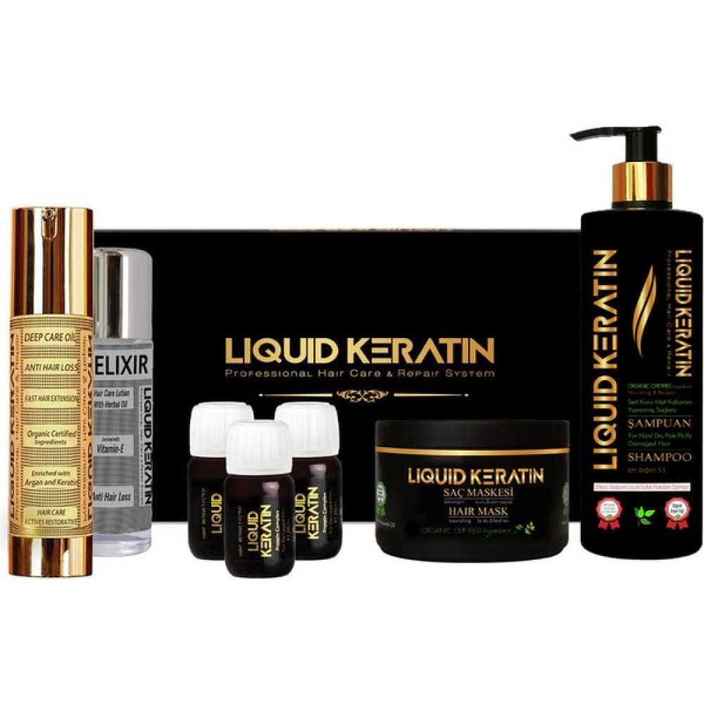Liquid Keratin Mega Keratin Mini Set Kökten Uca Saç Bakımı Saç Bakım Maskeleri & Serumlar & Spreyler Fiyatı