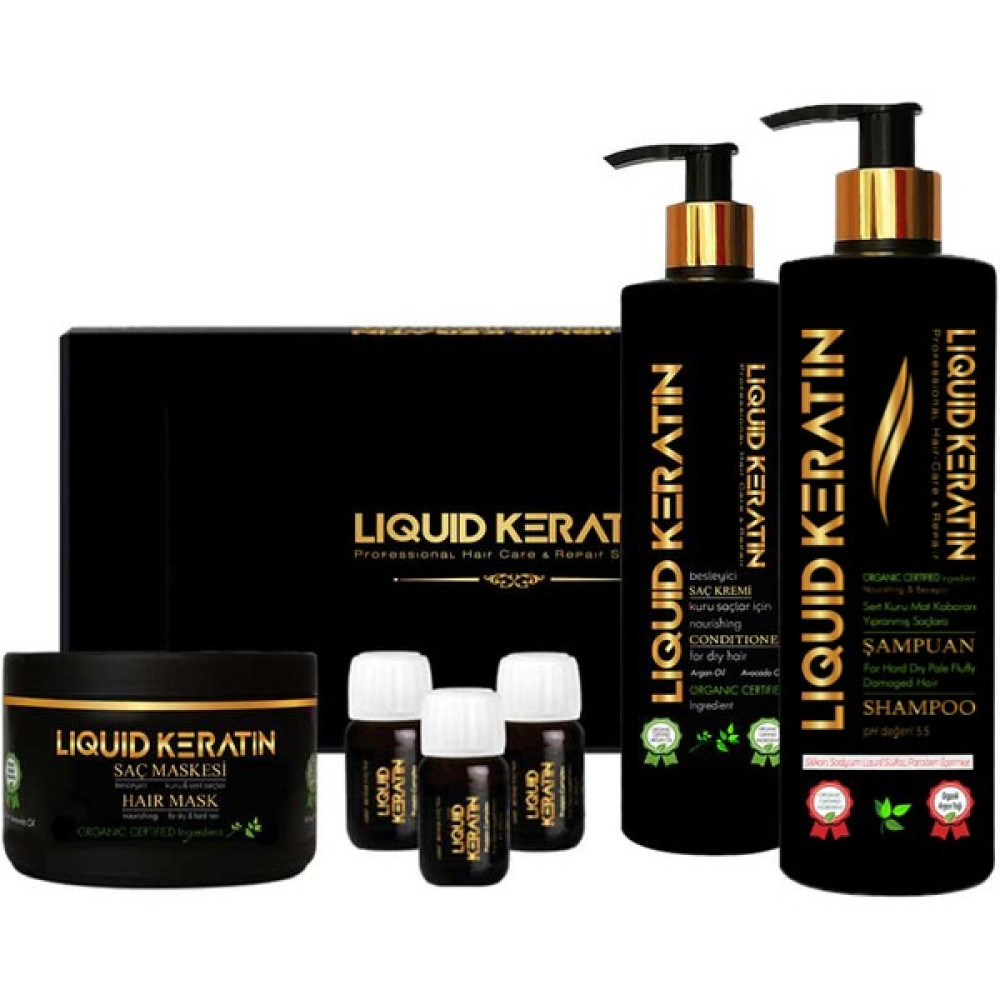 Liquid Keratin Yanan Yıpranan Saçlara Bakım Saf Keratin Seti Saç Bakım Maskeleri & Serumlar & Spreyler Fiyatı