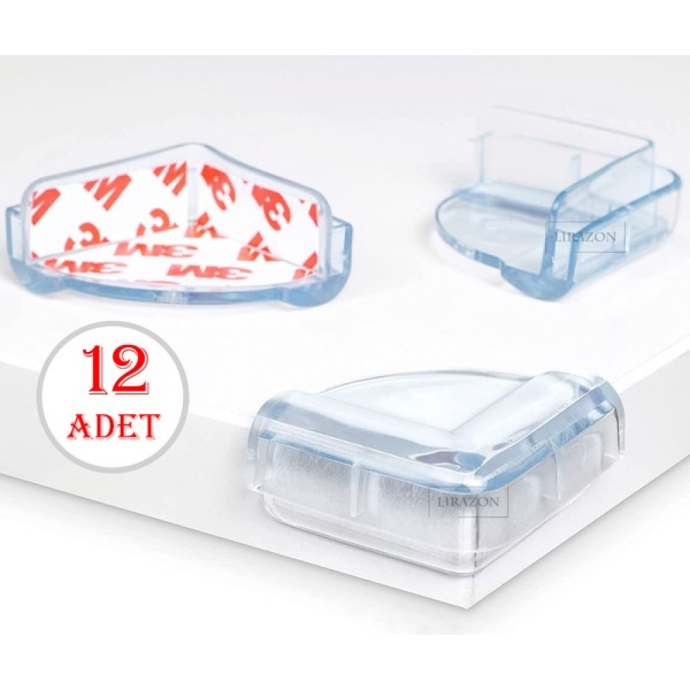 Lirazon 12 Adet Masa Sehpa Köşe Koruyucu Bebek Çocuk Koruyucu Set Takım - Şeffaf Bebek Güvenlik Fiyatı