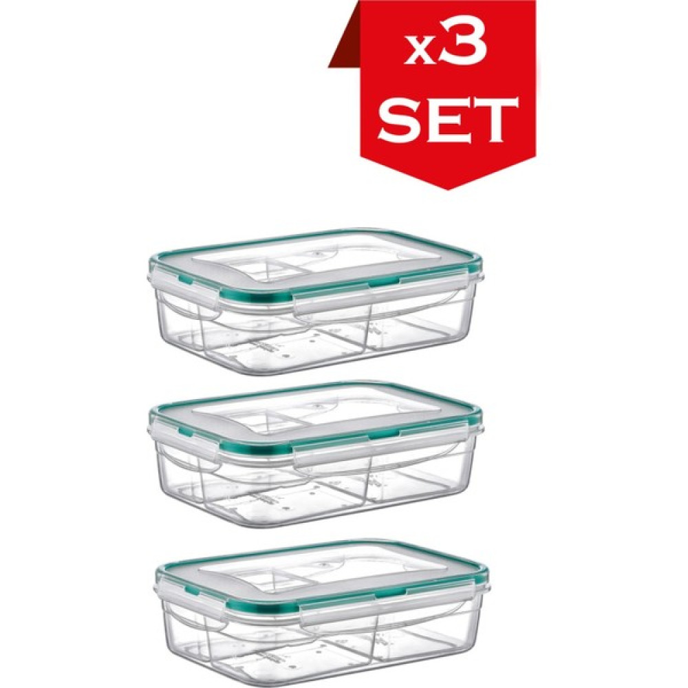Lirazon 4 Bölmeli Lunch Box 1000 ml Hava Geçirmez & Sıvı Sızdırmaz Beslenme & Saklama Kabı - 1 Adet Saklama Kapları Fiyatı