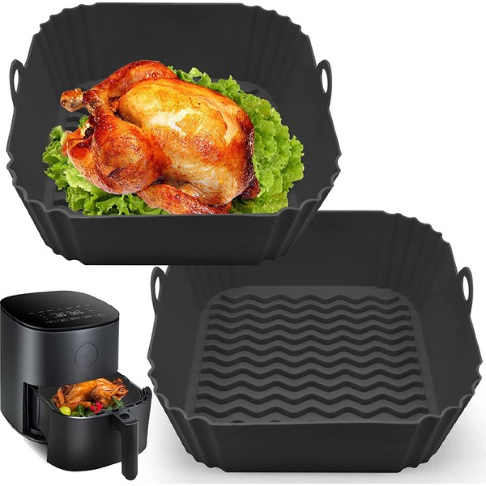Lirazon Airfryer Silikon Pişirme Kalıbı Hava Fritözü Kalıbı Airfryer Aksesuar Tüm Airfryer'lara Uyumlu Mutfak Gereçleri Fiyatı