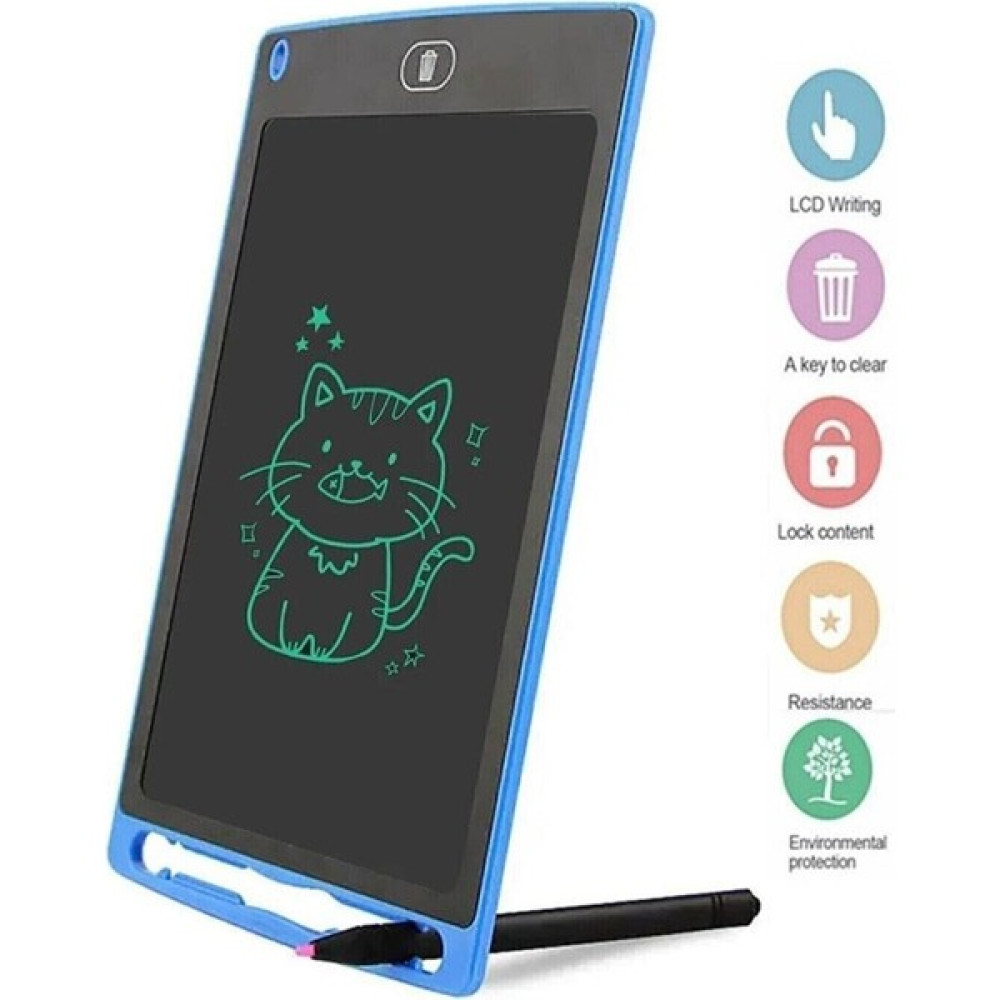 Lisa Butik Grafik Çocuk Yazı Tahtası Çizim Tableti 8.5 Inç Eğitici Etkinlik Dijital Ekran - Mavi Grafik Tabletler Fiyatı