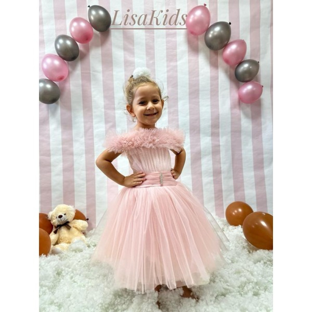 Lisa Kids 1-5 Yaş Kısa Kuyruklu Abiye Elbise Kız Çocuk Elbise Fiyatı