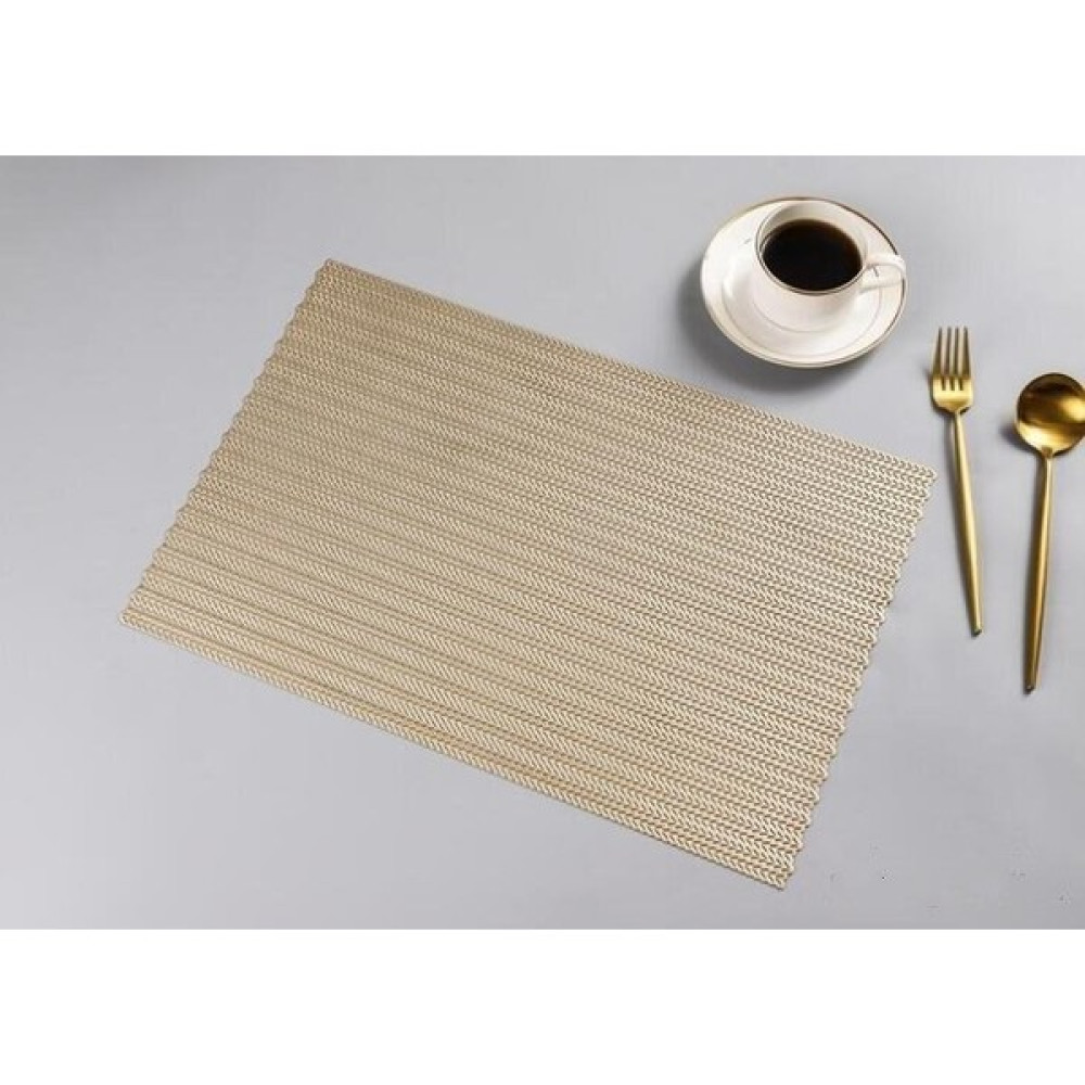 Lisan 6 Lı Örgü Desenli Gold Amerikan Servisi - 30 x 45 cm Amerikan Servis Fiyatı