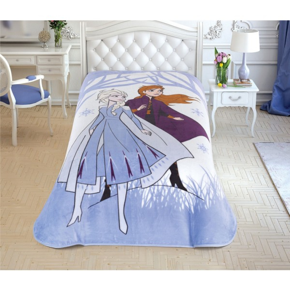 Lisanslı Disney Frozen 2 Snow Tek Kişilik Battaniye - 160 x 220 cm - Renkli Battaniye Fiyatı
