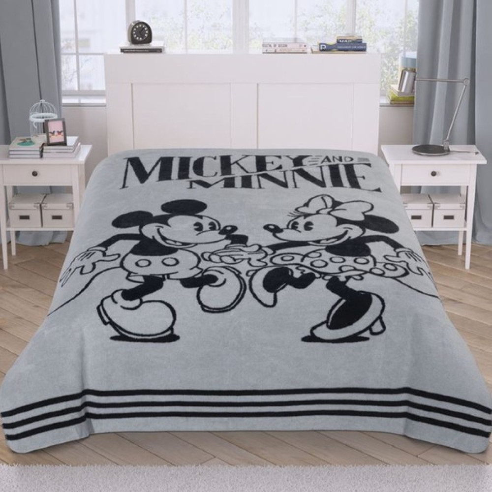 Lisanslı Disney Minnie&mickey Dancing Pamuk Battaniye Bebek Battaniyesi Fiyatı
