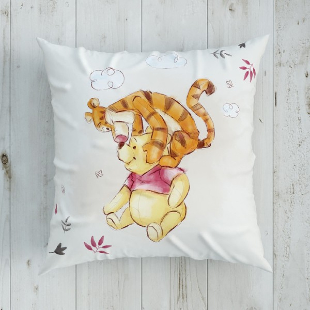 Lisanslı Disney Winnie The Pooh Baby Pamuk Lisanslı Kırlent Kırlent / Mobilya Yastığı Fiyatı