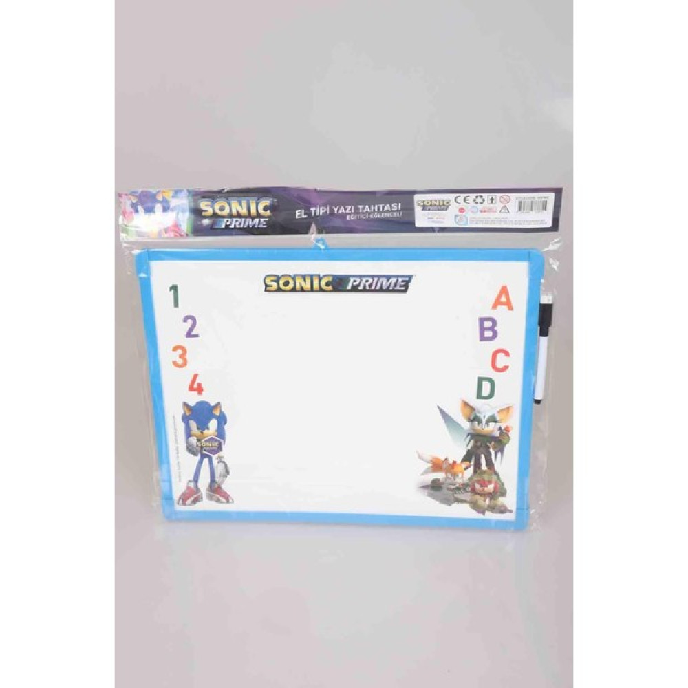 LİSANSLI SONIC EĞİTİCİ YAZI TAHTASI 40 CM x 30 CM - Krem - 1 Yazı Tahtası Kalemi Fiyatı