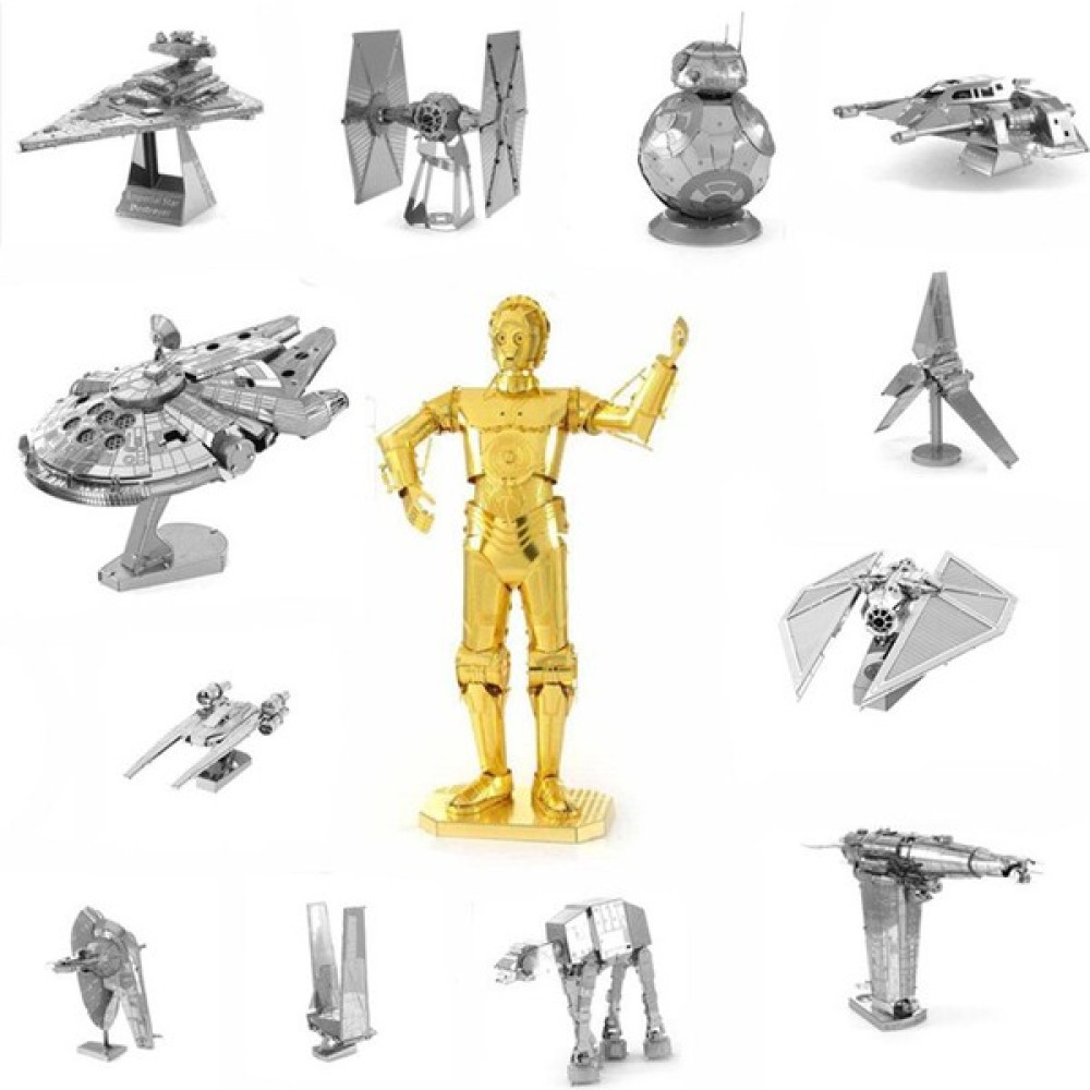 Liscop Star Wars 3D Metal Yapboz Millennium Falcon R2D2 Bb-8 Bulmaca Montaj Dıy Model Seti Oyuncaklar Çocuklar Için (Yurt Dışından) - NA Anne Bebek Oyuncak Fiyatı