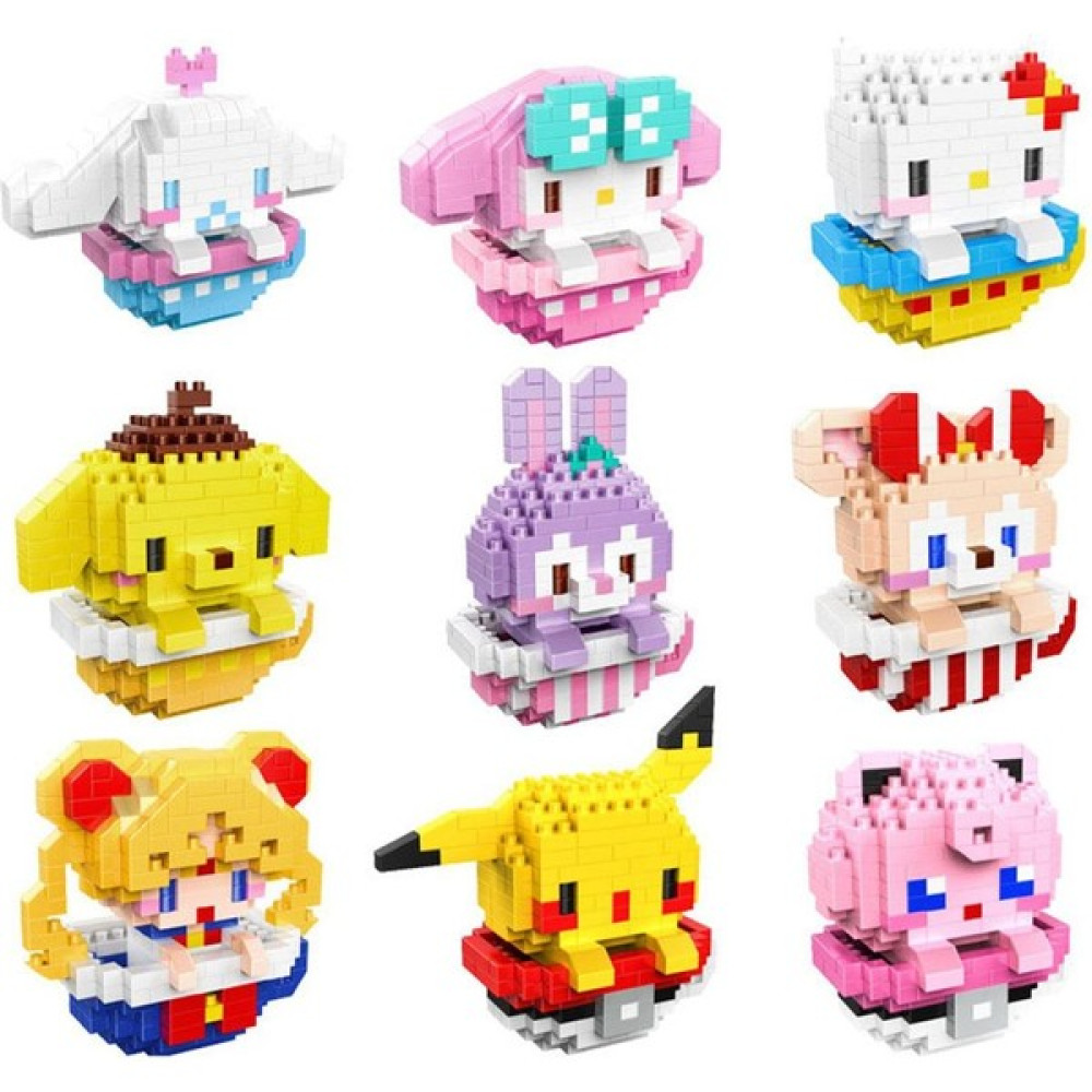 Liscop Yeni Kawaii Sanrio Küçük Yapı Taşları Karikatür Kuromi My Melody Cinnamoroll Kt Hayvan Modeli Eğitim Oyunu Grafik Çocuk Oyuncakları (Yurt Dı... Anne Bebek Oyuncak Fiyatı