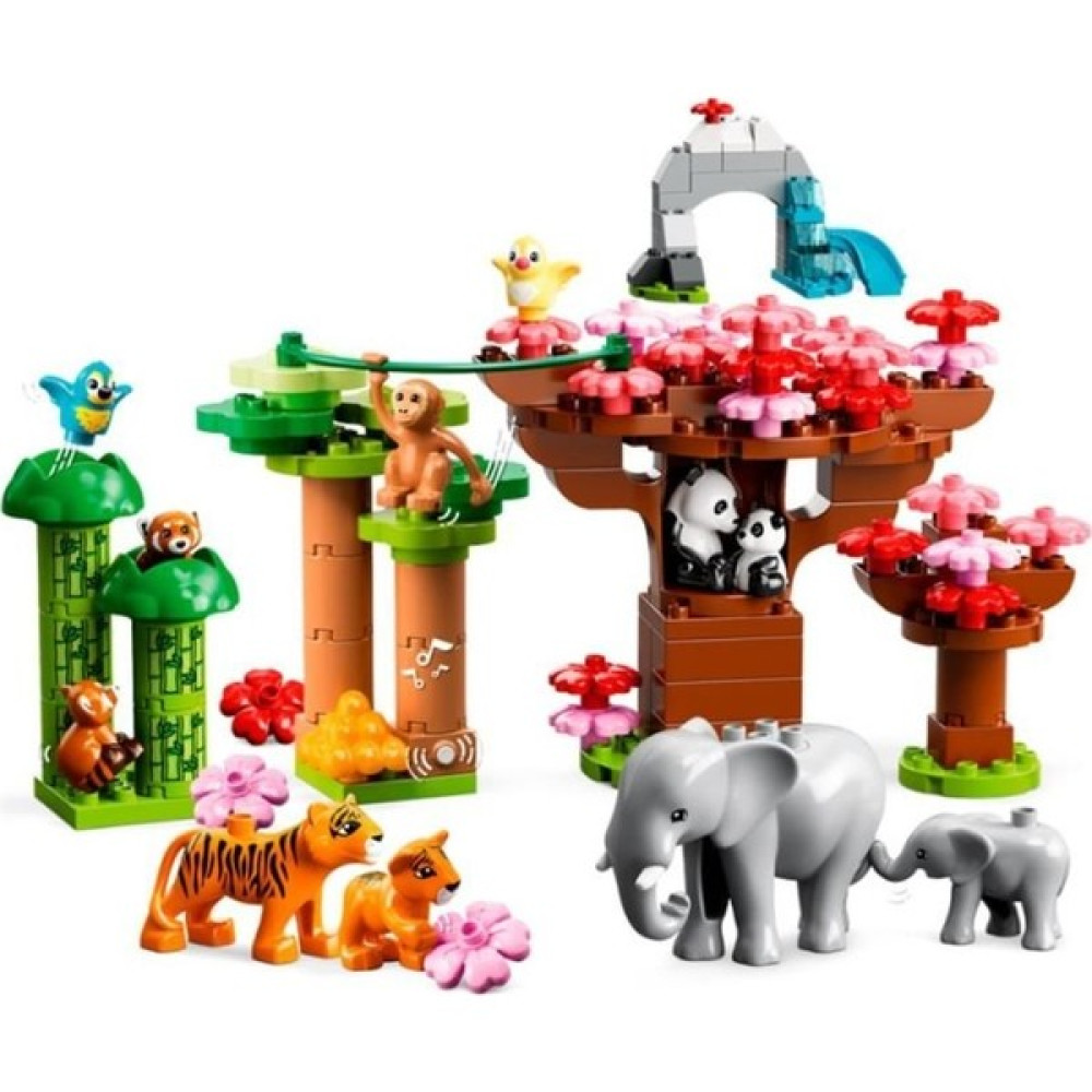 LISINYA193 10974 LEGO Duplo - Vahşi Asya Hayvanları, 117 Parça +2 Yaş Alithestereo - Lütfen Açıklamayı okuyunuz Legolar ( Yapım Oyuncakları ) Fiyatı