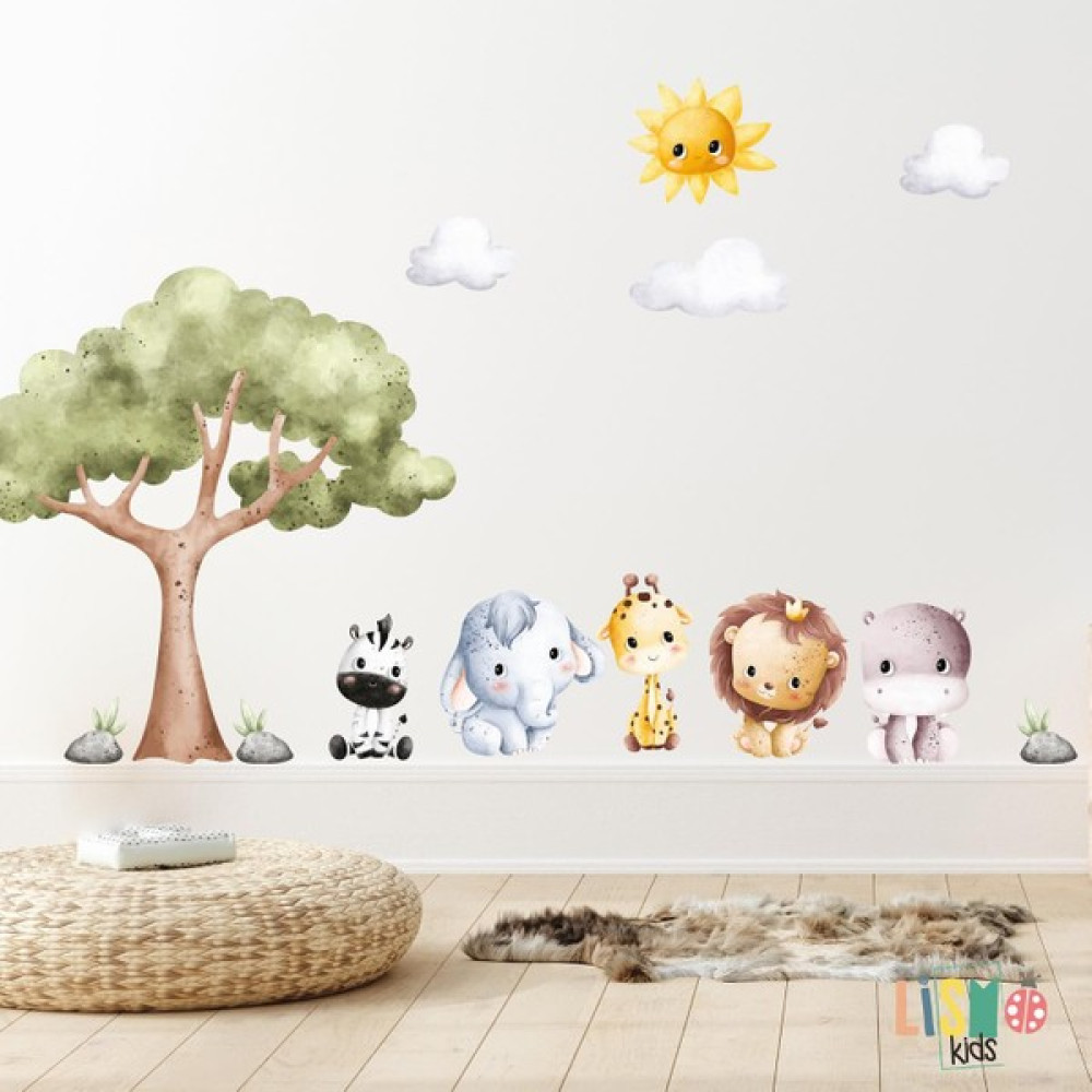 Lismo Kids Minik Arkadaşlar Çocuk Odası Duvar Sticker Sticker Fiyatı