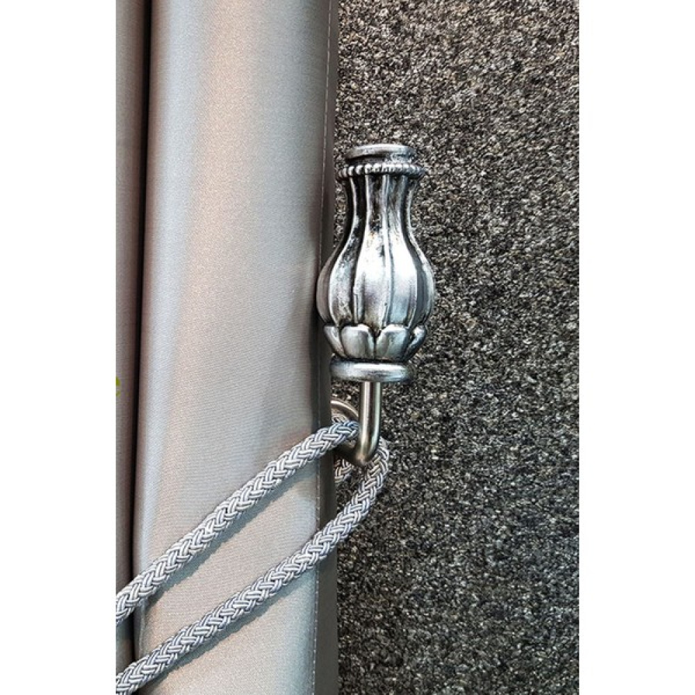 Lisse Home Vase Renso Silver - Beyaz - Aksesuar Perde Aksesuarı Fiyatı