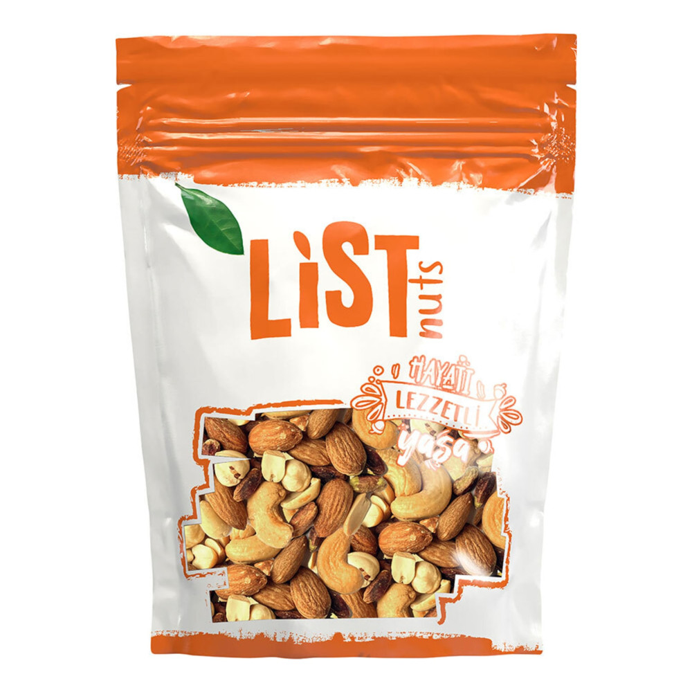 List Nuts Kavrulmuş Lüks Karışık Kuruyemiş 1 kg Kuruyemiş Fiyatı
