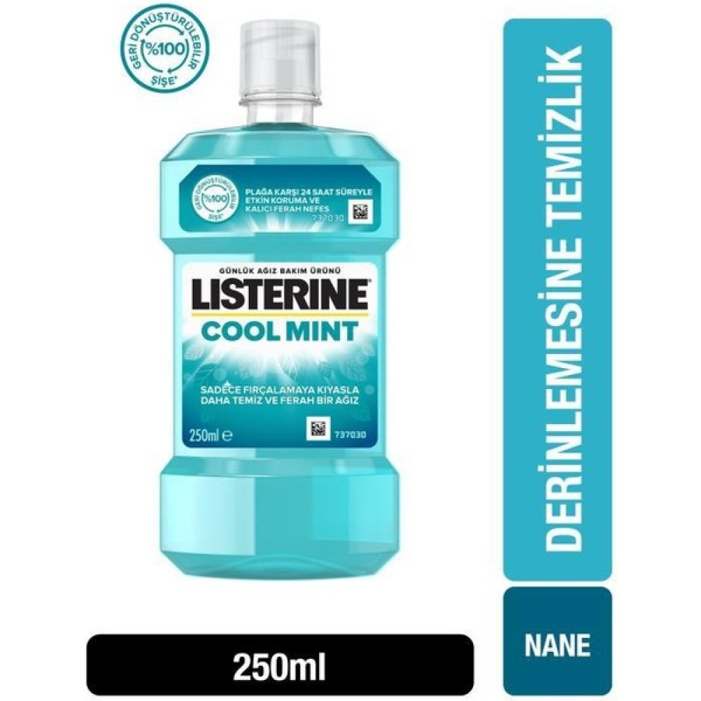 Listerine Cool Mint Ağız Bakım Suyu 250 ml Ağız Gargara ve Spreyi Fiyatı