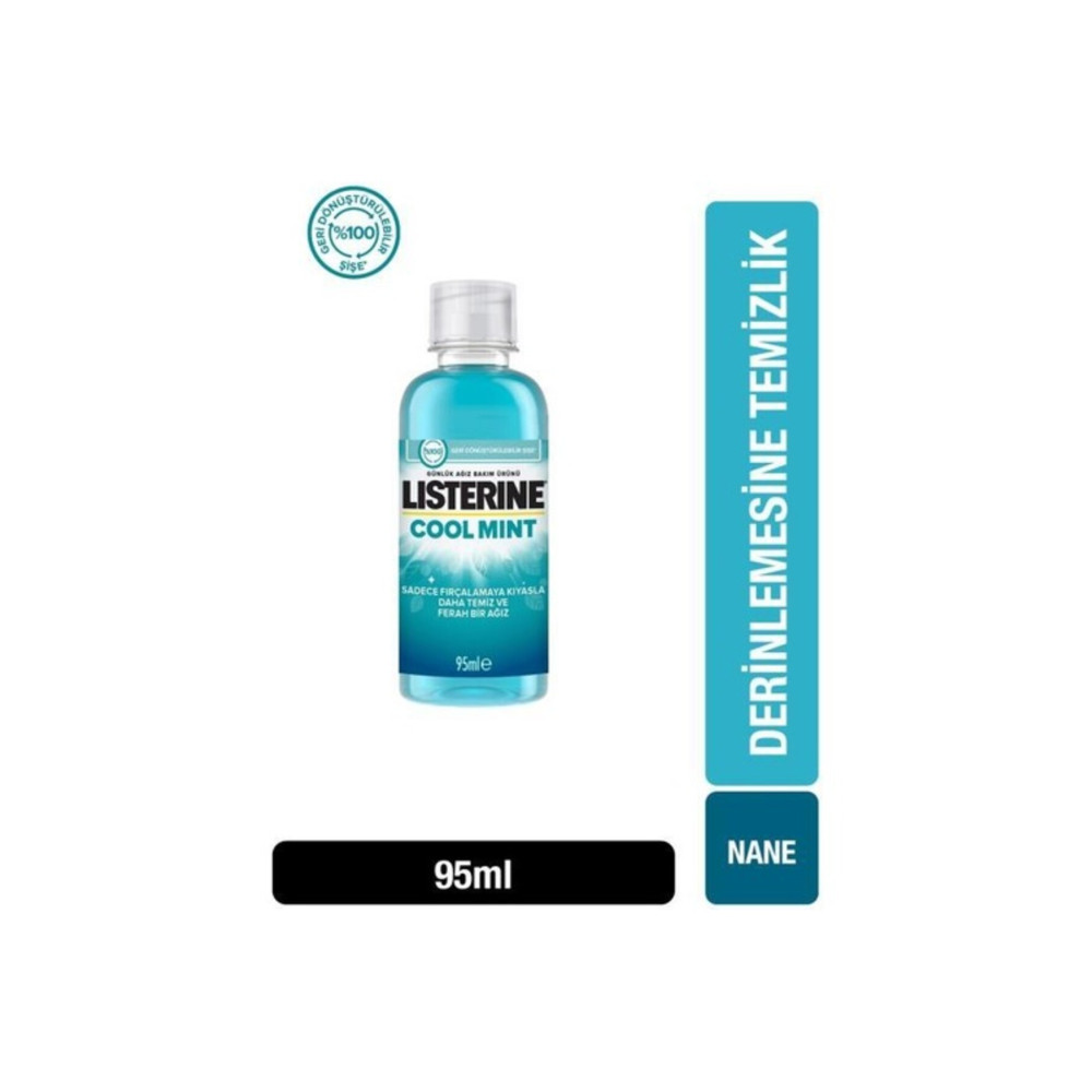Listerine Cool Mint Ağız Bakım Suyu 95 ml Seyahat Boy Ağız Gargara ve Spreyi Fiyatı