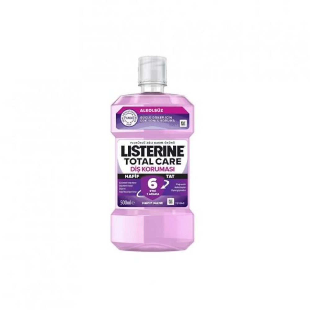 Listerine Total Care Dis Korumasi Agiz Bakim Urunu 500Ml Hafif Nane Ağız Gargara ve Spreyi Fiyatı